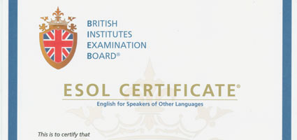 BIEB British Institutes esol exam