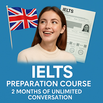 Offerta corso di preparazione IELTS e 2 mesi di conversazione illimitata