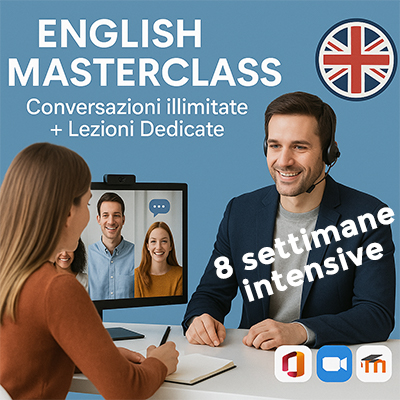 English Masterclass 8 settimane intensivo