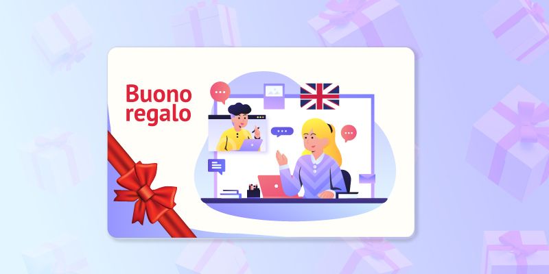 Voucher regalo corso di inglese
